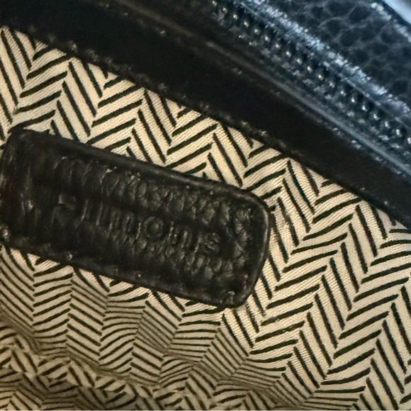 SIMONS Elegant Black Faux Leather Crossbody Bag - Picture 3 of 10